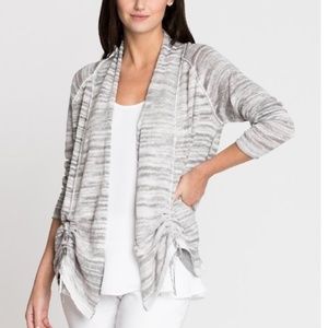 NIC+ZOE Sand Dunes Ruched Cardigan